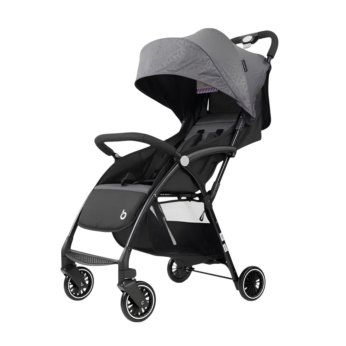 COCHE DE PASEO ULTRA COMPACTO LIVIANO VIENA GRIS LUBABYCAS - 1