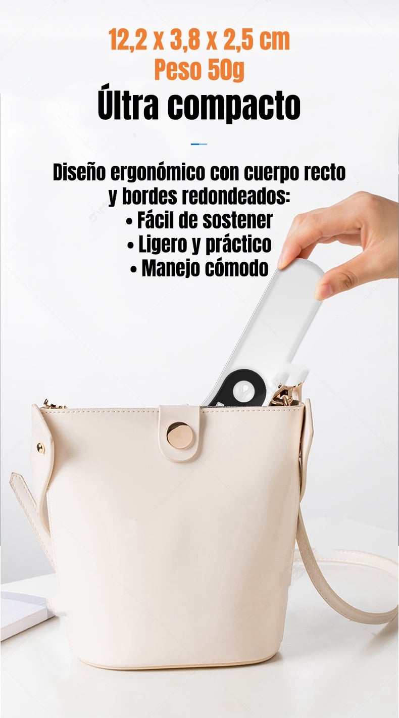 TERMOMETRO INFRARROJO DIGITAL RECARGABLE M6 BLANCO LUBABYCAS - 8