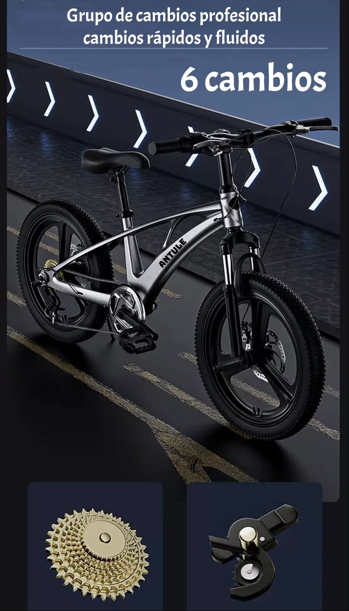 BICICLETA INFANTIL 7-10 AÑOS ARO 20 CITY LUBABYCAS - 3