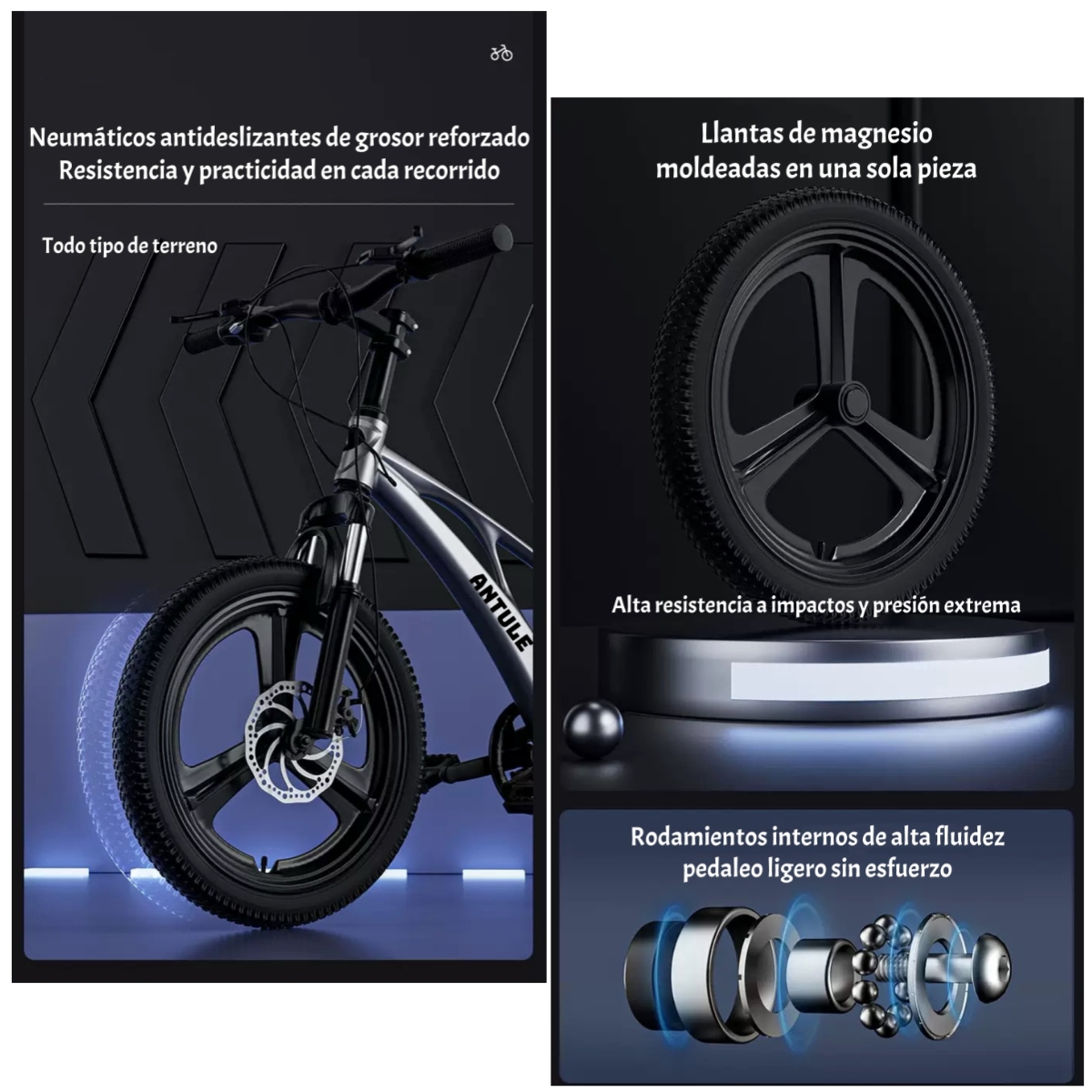 BICICLETA INFANTIL 7-10 AÑOS ARO 20 CITY LUBABYCAS - 6
