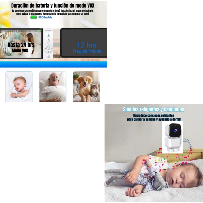 CAMARA MONITOR CON APP 5″ 1920X1080P ABM720S - 3