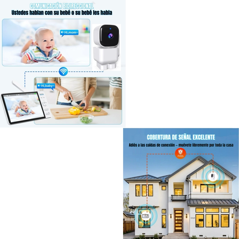CAMARA MONITOR CON APP 5″ 1920X1080P ABM720S - 4