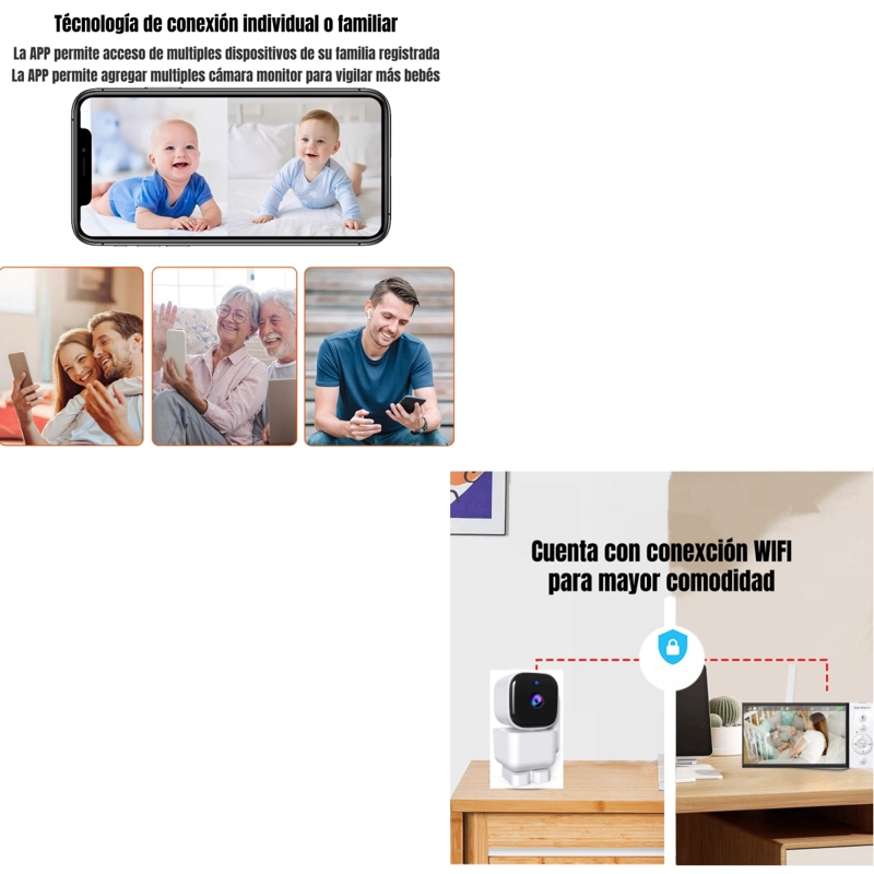 CAMARA MONITOR CON APP 5″ 1920X1080P ABM720S - 5