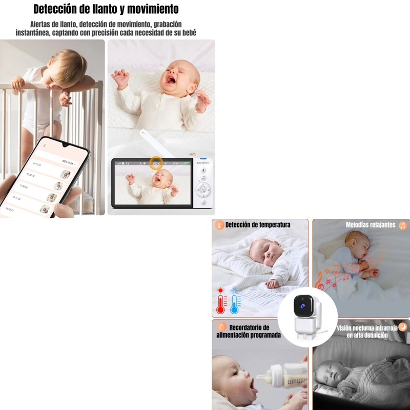 CAMARA MONITOR CON APP 5″ 1920X1080P ABM720S - 6