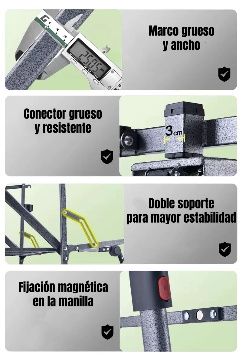 CARRO CAMPING EXPANDIBLE MULTIFUNCIONAL DOBLE MANILLA METEOR - 3