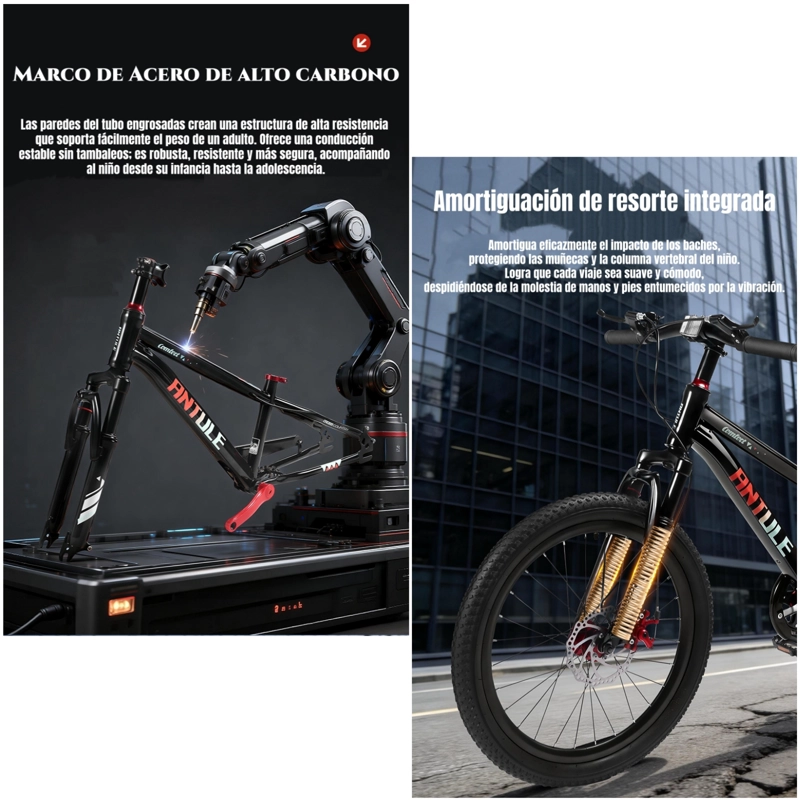 BICICLETA INFANTIL 10-14 AÑOS ARO 22 NEXA LUBABYCAS - 3