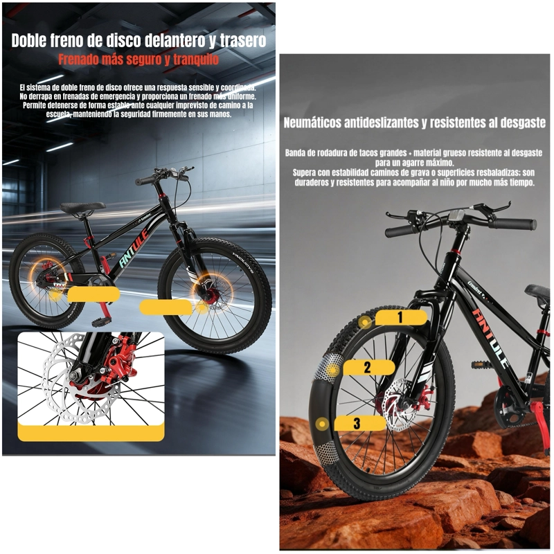 BICICLETA INFANTIL 10-14 AÑOS ARO 22 NEXA LUBABYCAS - 5