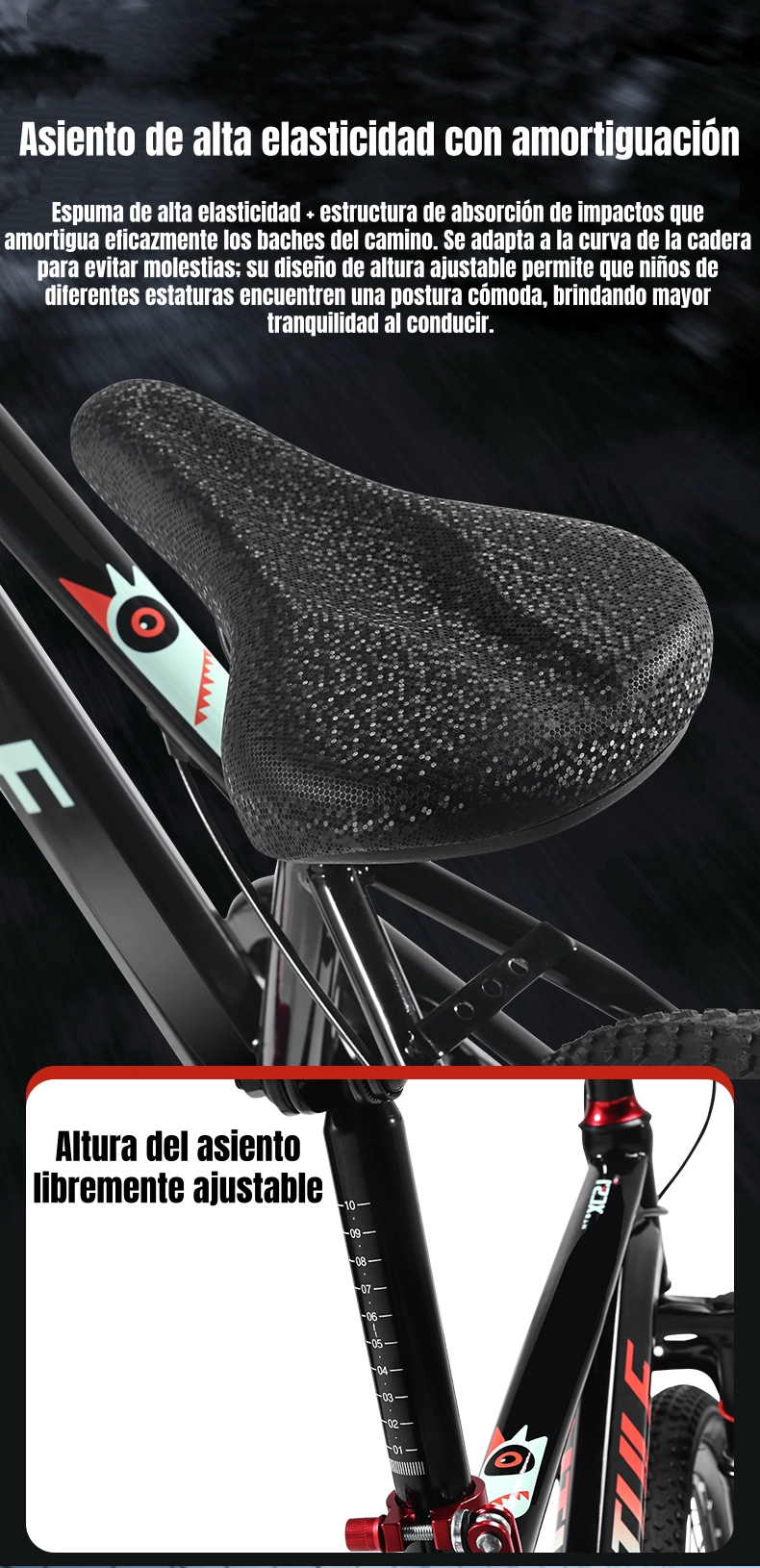BICICLETA INFANTIL 10-14 AÑOS ARO 22 NEXA LUBABYCAS - 6