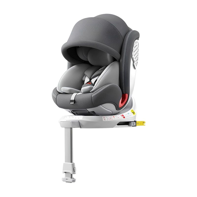 SILLA DE AUTO CONVERTIBLE 360° ISOFIX Y PATA APOYO LUBABYCAS - 1