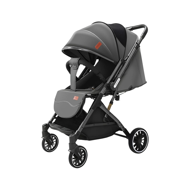 COCHE PASEO REVERSIBLE CON MOSQUITERO FOCUS GRIS LUBABYCAS - 1