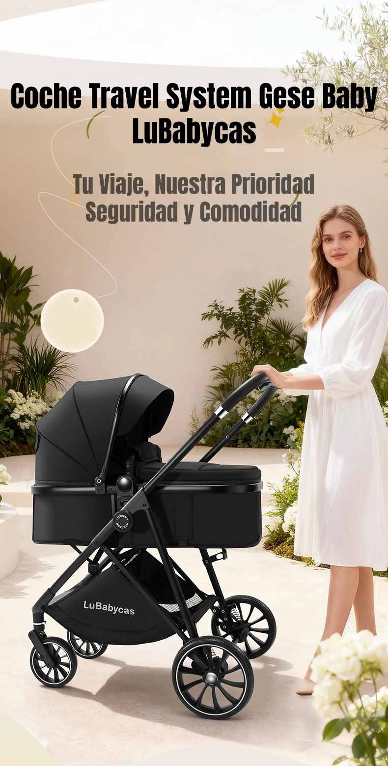 COCHE TRAVEL SYSTEM TOLDO 360°GESE BABY NEGRO LUBABYCAS - 4