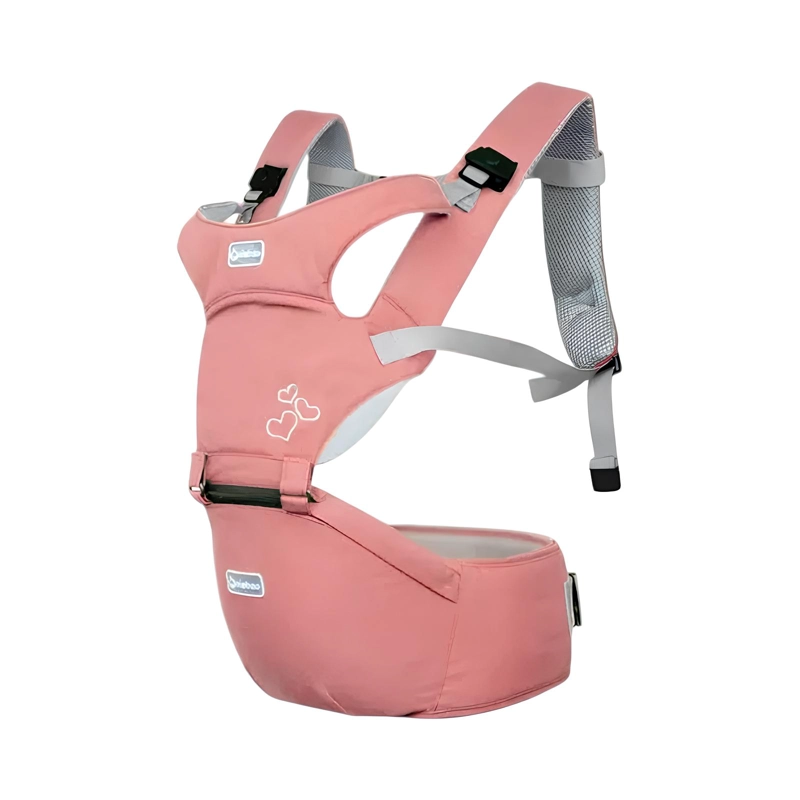PORTABEBE  ERGONOMICO 0-3 AÑOS SONET ROSADO BY LUBABYCAS - 1