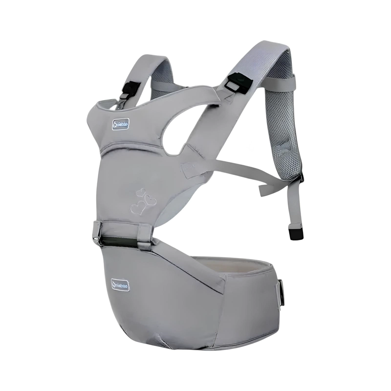 PORTABEBE  ERGONOMICO 0-3 AÑOS SONET GRIS BY LUBABYCAS - 1