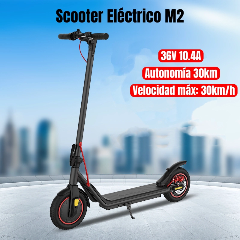 SCOOTER ADULTO ELE CTRICO 30KM 36V 350W M2 NEGRO - 2