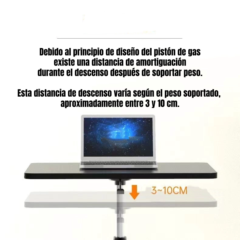 MESA AUXILIAR CENTRO LATERAL LIVING REGULABLE 59-80CM NOCOLI - 5