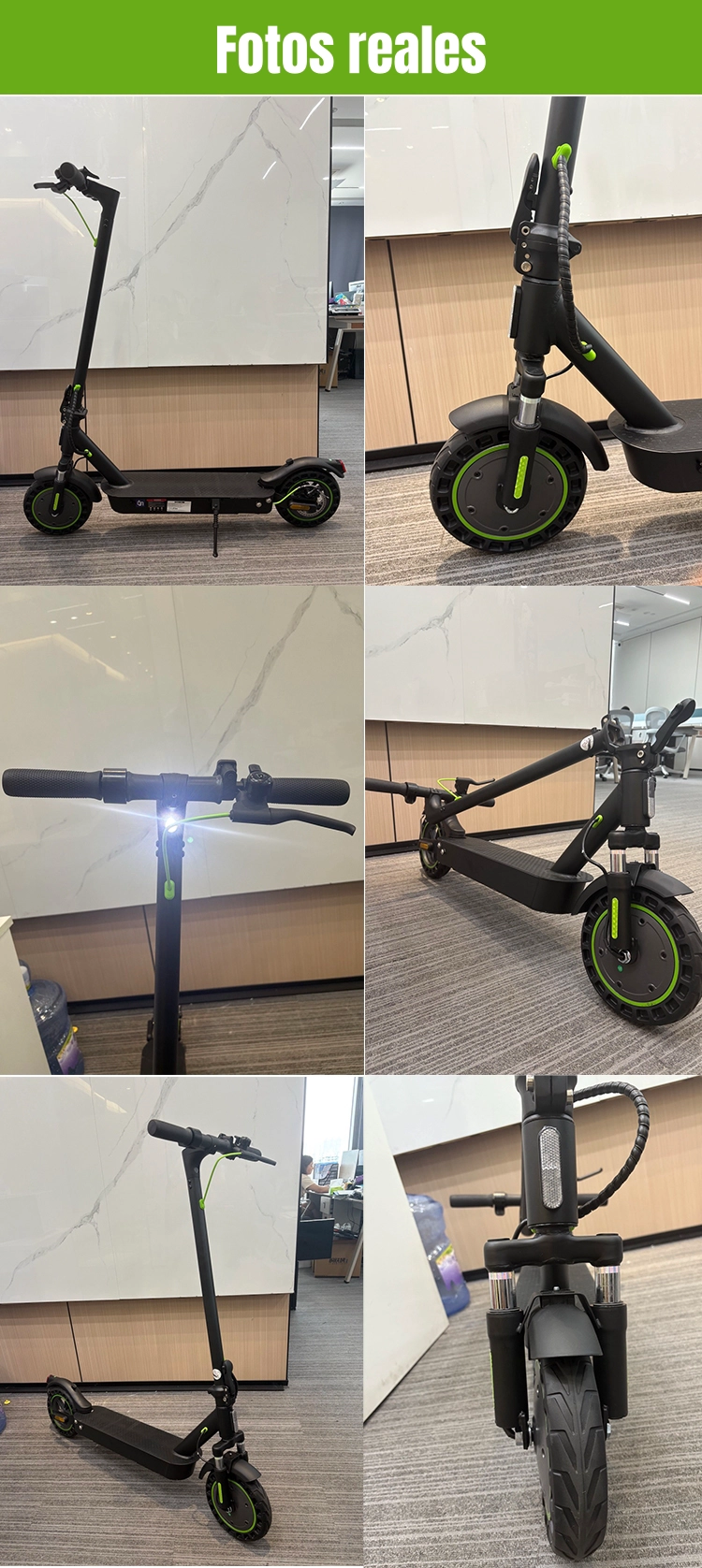 SCOOTER ELE CTRICO ALUMINIO CON APP 50KM 36V 500W E5MAX - 8