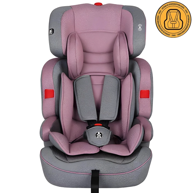 SILLA DE AUTO BUTACA 9-36KG 12 AÑOS ROSADA WE05 LUBABYCAS - 1