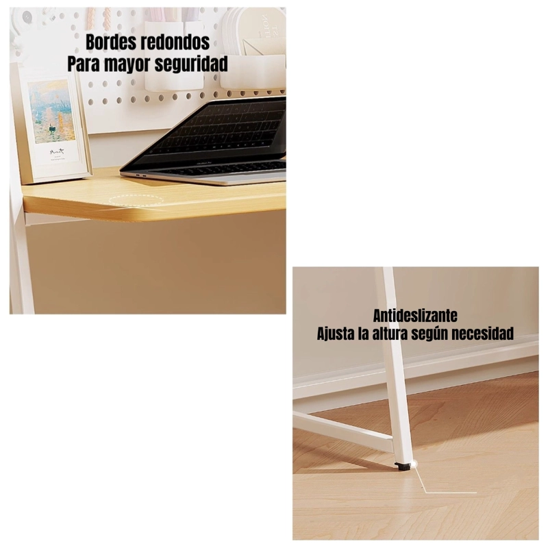 ESCRITORIO MESA PLEGABLE MULTIFUNCIONAL 100CM CORSA - 7
