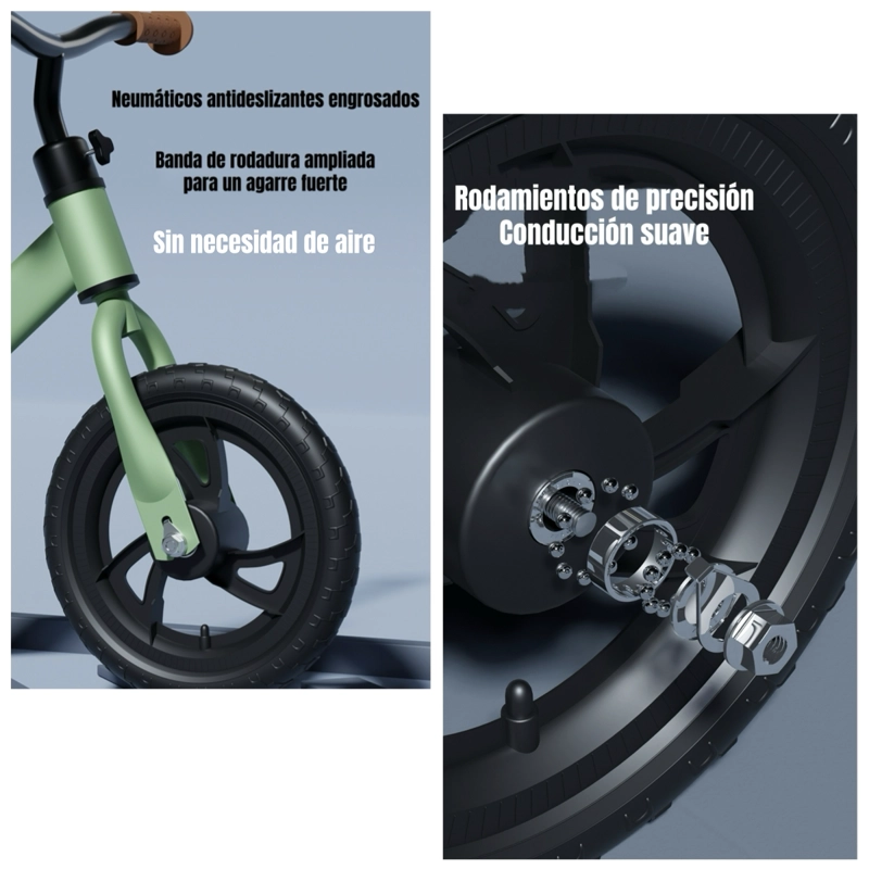 BICICLETA DE EQUILIBRIO 2-6 AÑOS ARO 12 ACENT LUBABYCAS - 3