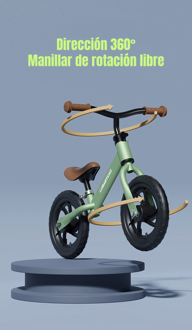 BICICLETA DE EQUILIBRIO 2-6 AÑOS ARO 12 ACENT LUBABYCAS - 6