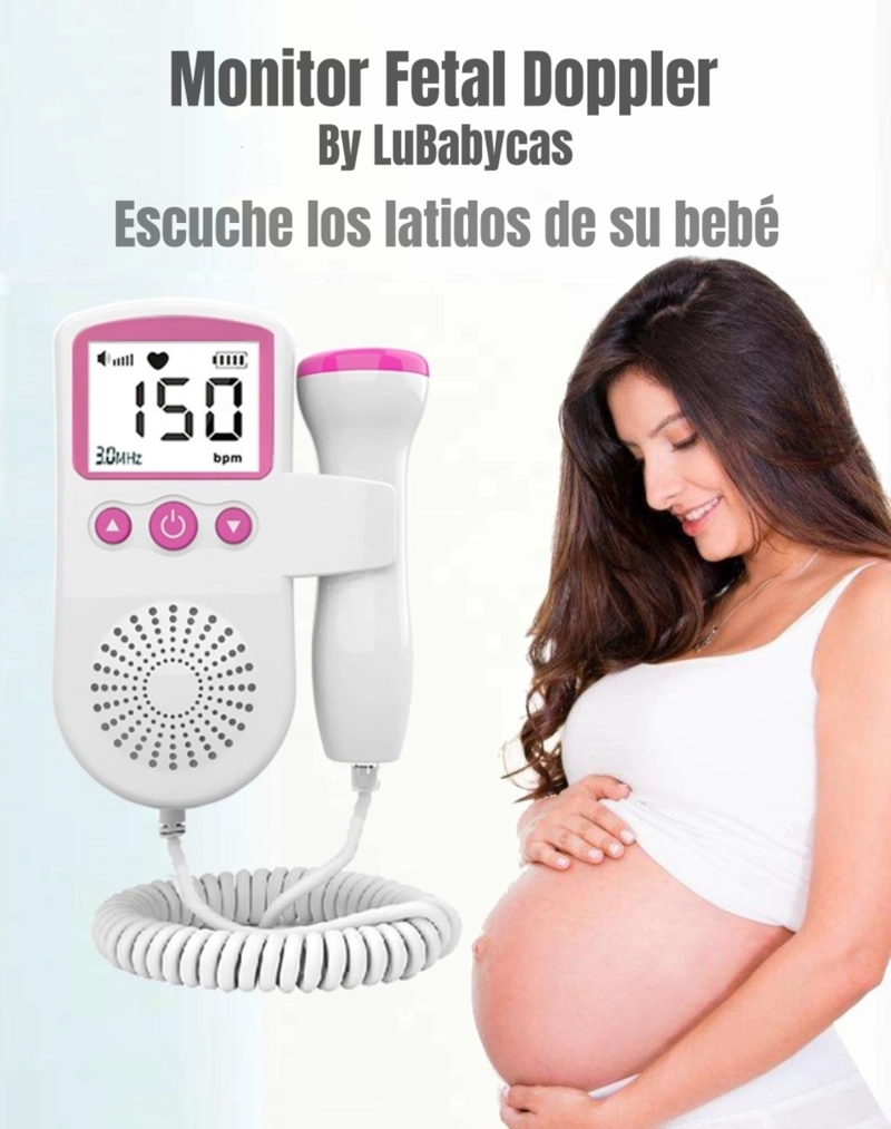 MONITOR FETAL DOPPLER LATIDOS CORAZON BEBE  BY LUBABYCAS - 2