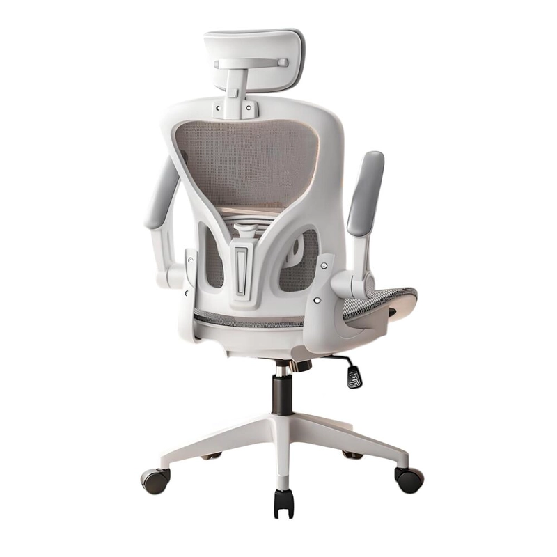 SILLA DE ESCRITORIO GRIS CON APOYA CABEZA W901 BY LUBABYCAS - 1