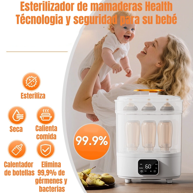 ESTERILIZADOR Y SECADOR ELE CTRICO MAMADERAS BY LUBABYCAS - 2