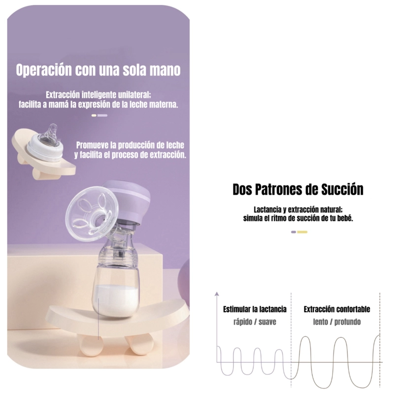 EXTRACTOR DE LECHE ELE CTRICO 10 BOLSAS RH289 VERDE LUBABYCAS - 5