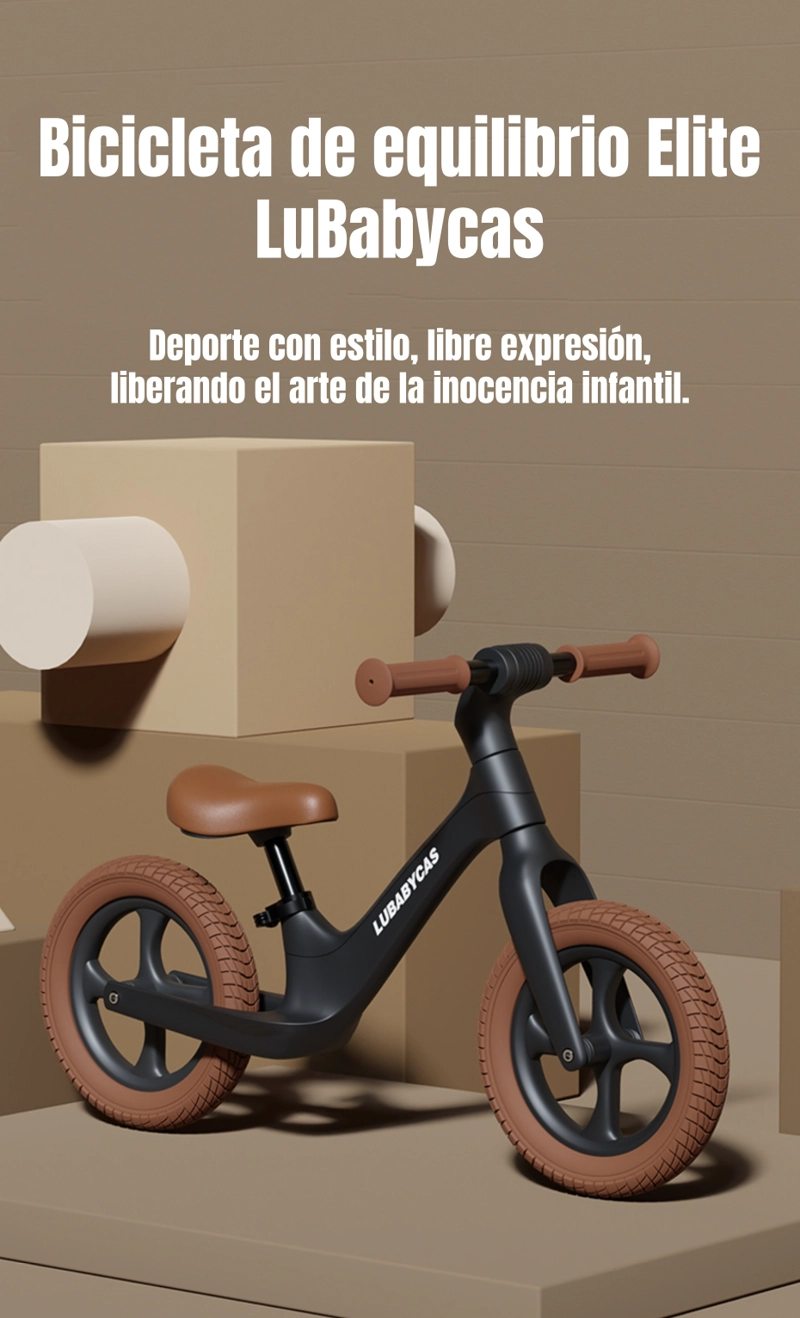 BICICLETA DE EQUILIBRIO ARO 12 2-7 AÑOS ELITE LUBABYCAS - 2