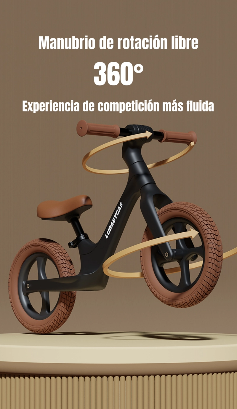 BICICLETA DE EQUILIBRIO ARO 12 2-7 AÑOS ELITE LUBABYCAS - 4