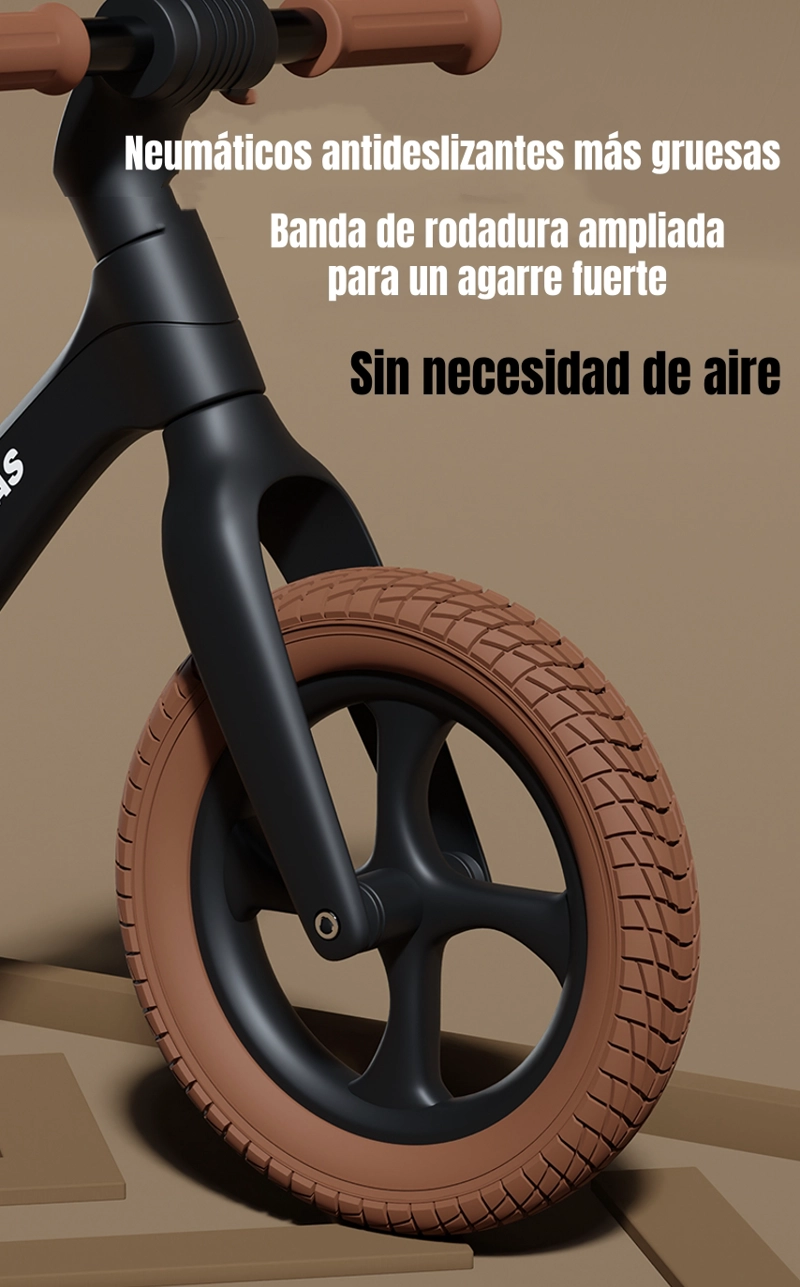 BICICLETA DE EQUILIBRIO ARO 12 2-7 AÑOS ELITE LUBABYCAS - 6