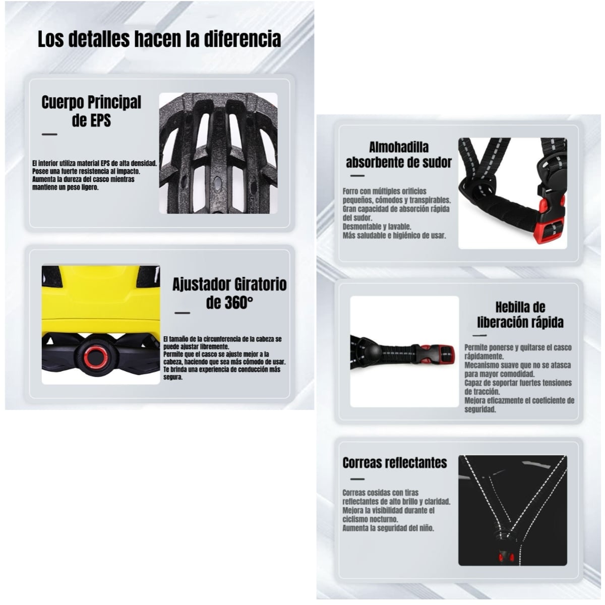 CASCO INTEGRAL INFANTIL BICI 2 EN 1 CON LUZ NEUE LUBABYCAS - 7