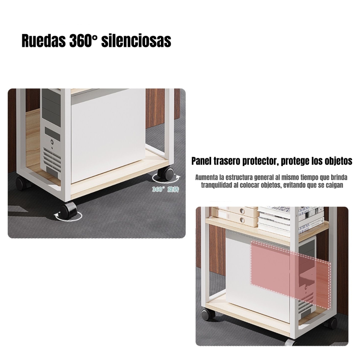 ESTANTES REPISAS DE 5 NIVELES MOVIBLE 51X30X136CM JR5 - 7