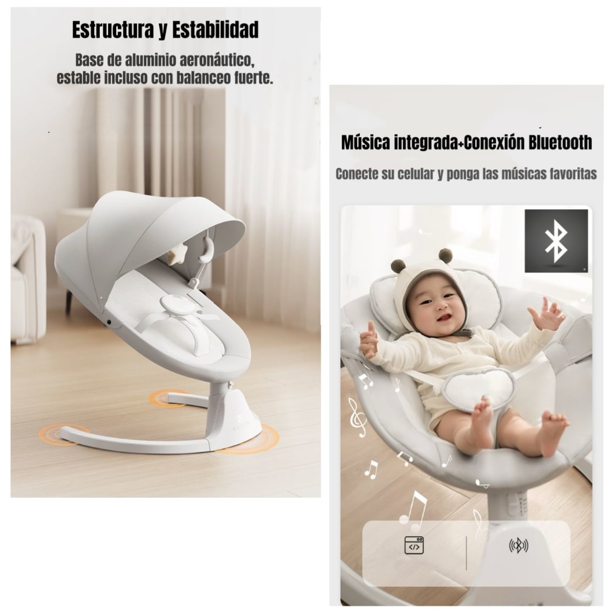 MECEDORA ELE CTRICA LUBABYCAS BLUETOOTH TURBO - 7