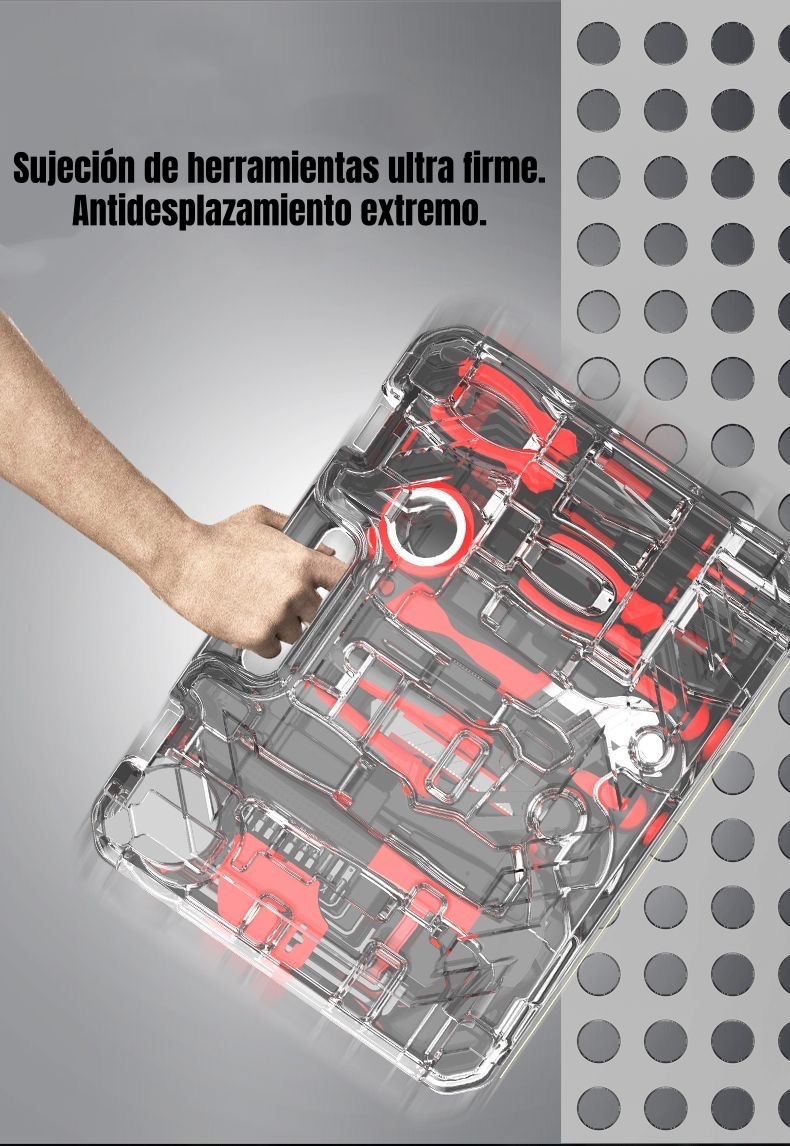 SET HERRAMIENTAS 50 PIEZAS 18 TIPOS CON CAJA FIX ANTULE - 5
