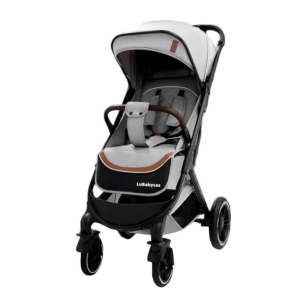 COCHE DE PASEO CON CUBRE PIES LUBABYCAS GRIS - 1