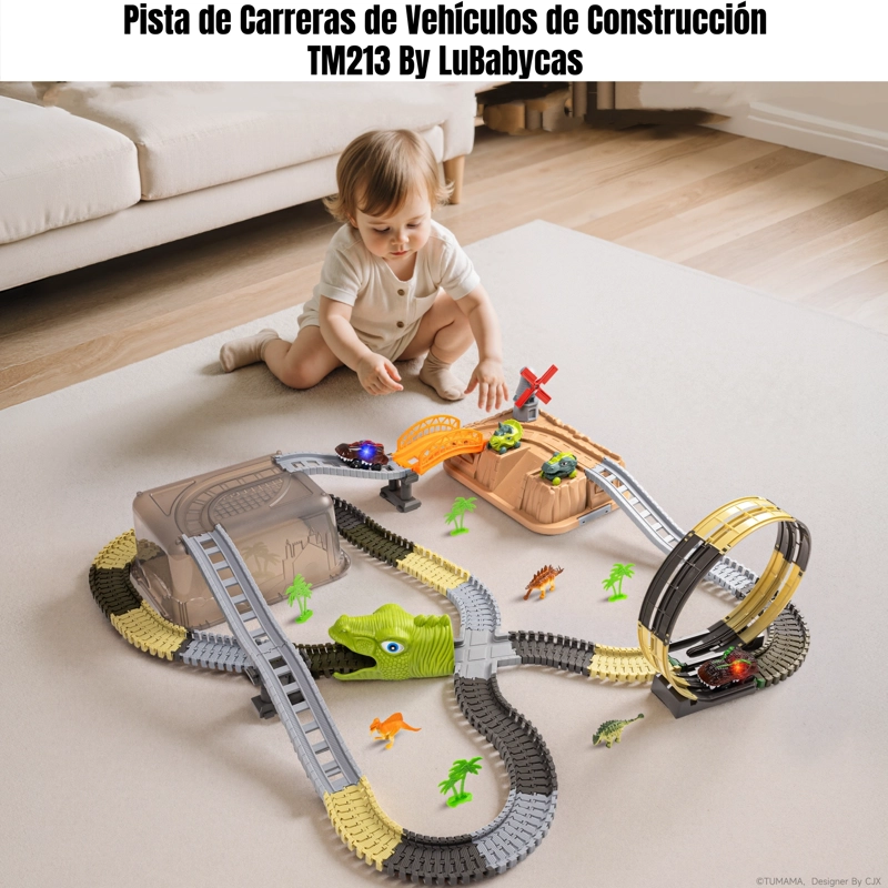 JUGUETE DIDACTICO AUTOPISTA ELE CTRICA CAJA TM213 LUBABYCAS - 2