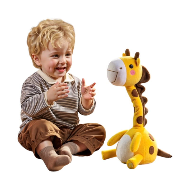 JUGUETE MUSICAL JIRAFA INTERACTIVA 4 EN 1 TM295 LUBABYCAS