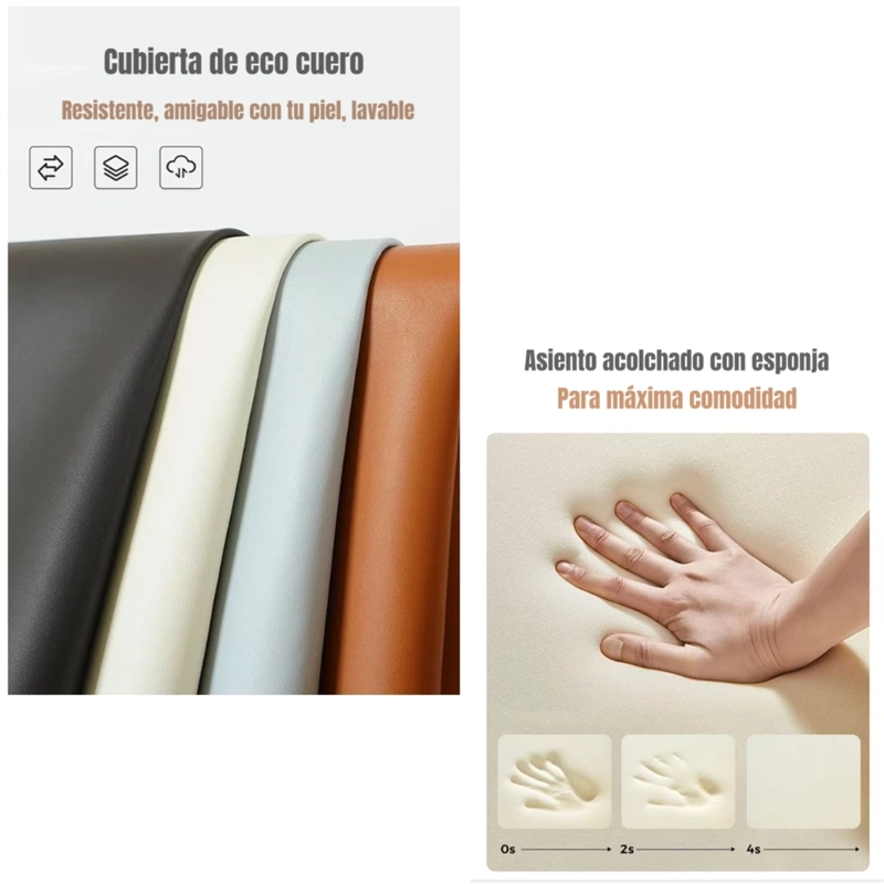 PACK 2 SILLAS DE COMEDOR COLOR MADERA FAMILY BY LUBABYCAS - 3