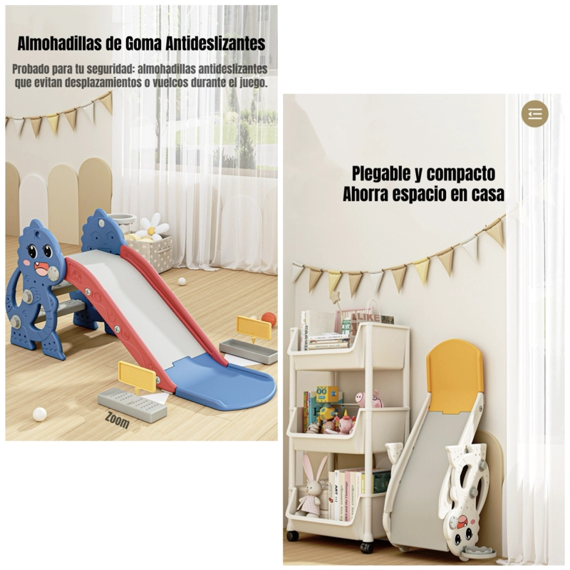 RESBALIN INFANTIL LUBABYCAS PLEGABLE 1-6 AÑOS AZUL ROJO - 3