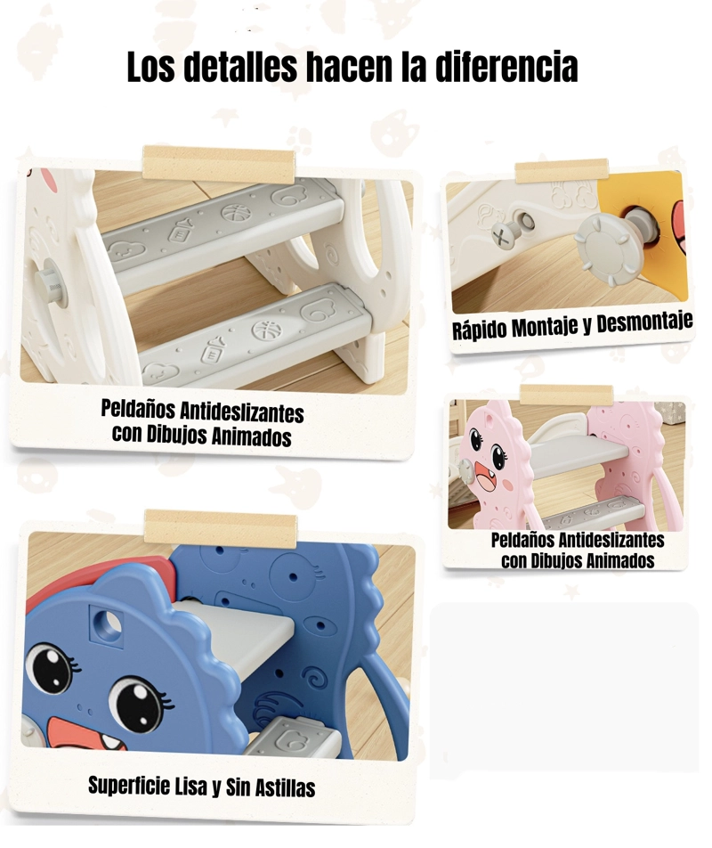 RESBALIN INFANTIL LUBABYCAS PLEGABLE 1-6 AÑOS AZUL ROJO - 8