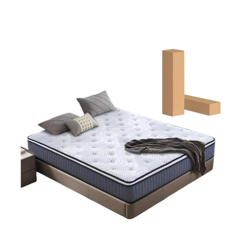 COLCHON 2 PLAZAS COMPRIMIDO LAND POCKET 150X200X30CM - 1