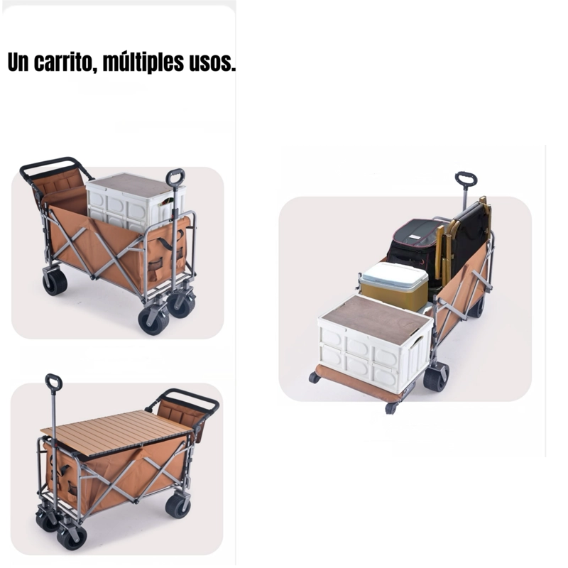 CARRO CAMPING EXPANDIBLE CON MESA MULTIFUNCIONAL MULE - 6