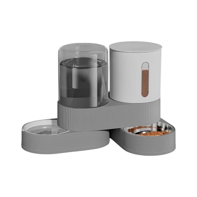 DISPENSADOR 360 AUTOMATICO AGUA Y ALIMENTO 2 EN 1 LUBABYCAS - 1