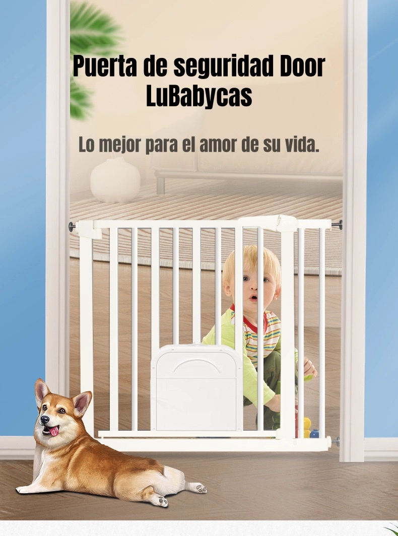 PUERTA DE SEGURIDAD EXPANDIBLE BEBE  DOOR 77-92CM LUBABYCAS - 2