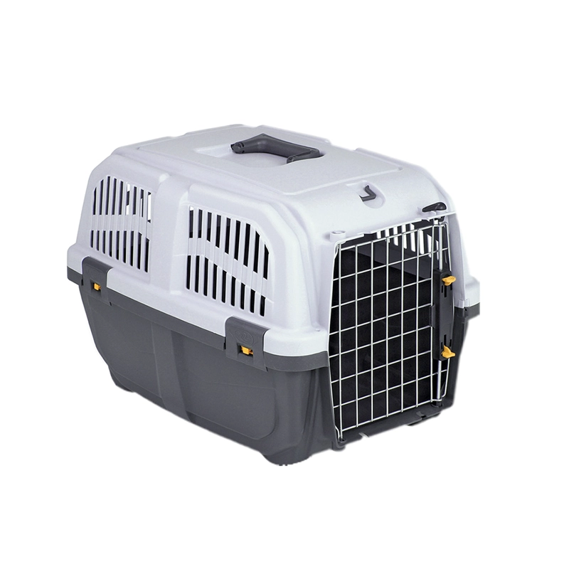 JAULA TRANSPORTADORA ACERO PERROS SKUDO 3 MPS 60 CM - 1