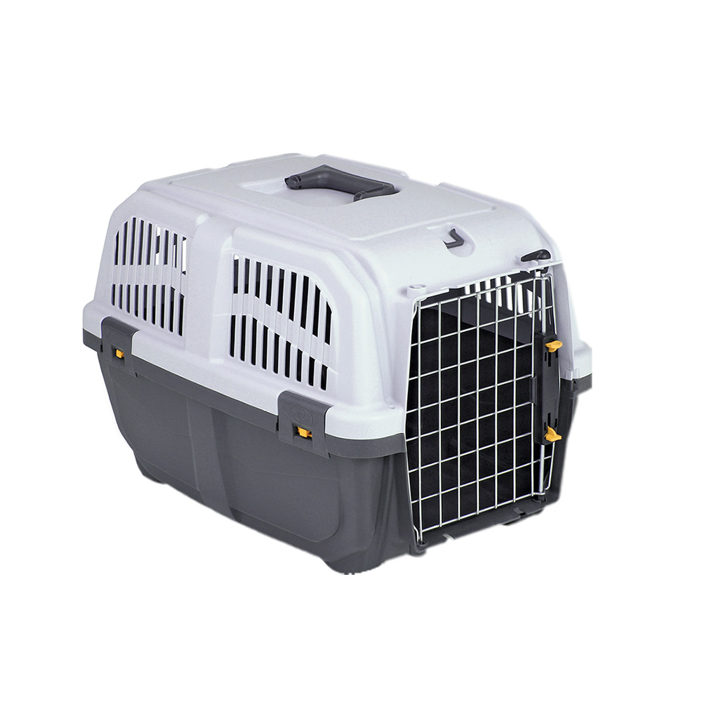 JAULA TRANSPORTADORA ACERO PERROS SKUDO 3 MPS 60 CM - 6