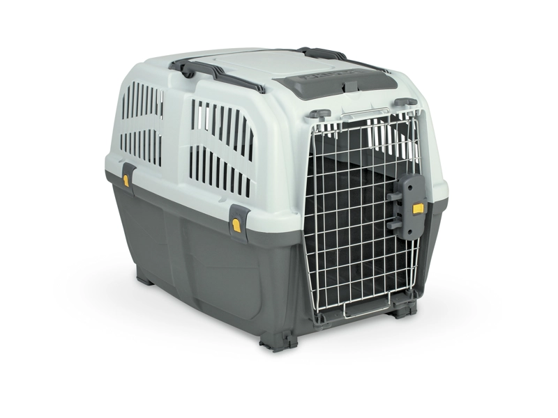 JAULA TRANSPORTADORA ACERO PERROS SKUDO 4 MPS 68 CM - 1