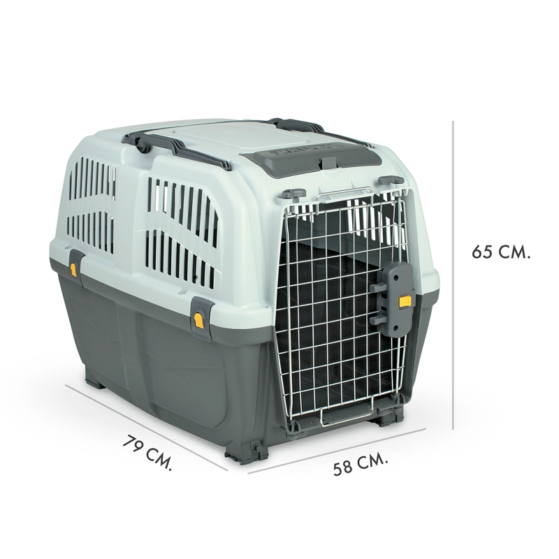 JAULA TRANSPORTADORA ACERO PERROS SKUDO 5 MPS 79 CM - 2