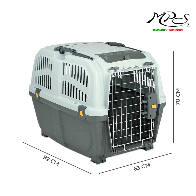 JAULA TRANSPORTADORA ACERO PERROS SKUDO 6 MPS 92 CM - 2